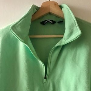 EUC Lands' End 1/4 Zip Lightweight Fleece Pullover XL (18)
